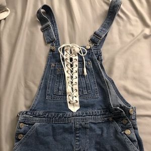 Forever 21 overall shorts